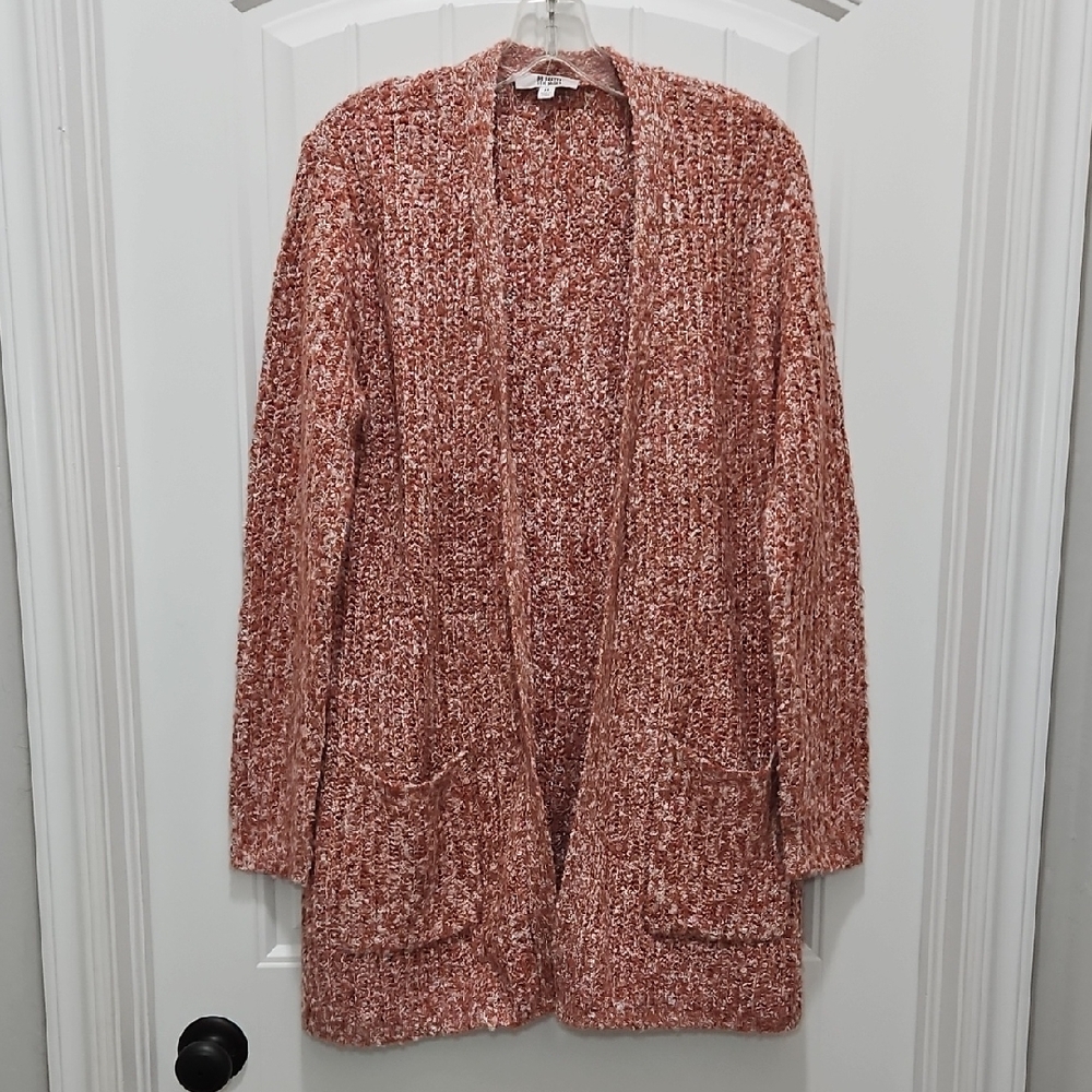 BB Dakota Steve Madden Textured Open Front Cardigan Chunky Knit New - Picture 2 of 9
